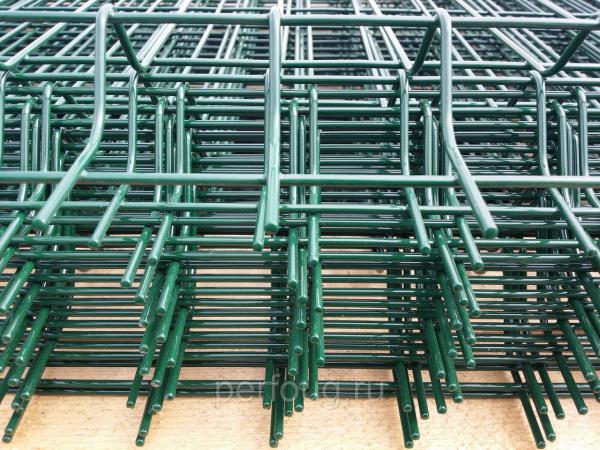 Забор зеленый, высота 2.03, пруток 3.5 мм